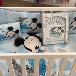 juego cuna mickey sueños azul